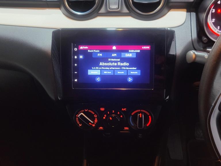 SUZUKI SWIFT; 1.2 PETROL HYBRID; 82BHP; SZ-L; 5 DOOR; MANUAL; WHITE; 57.9 MPG;