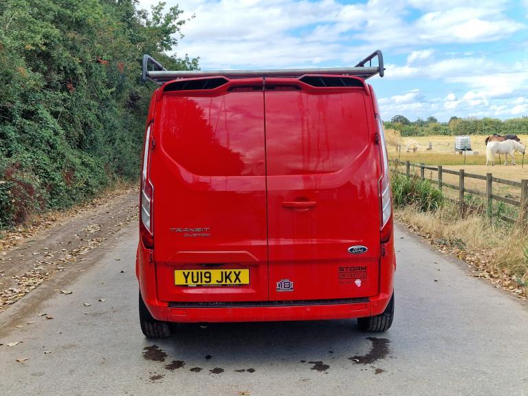 2019 Ford Transit Custom   Hot Red  Drives Perfect  8m MOT  LTD Top Spec