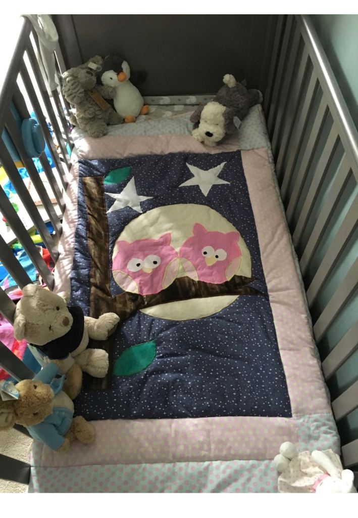 Cot that converts to toddler bed . Make- Oh Baby Stamford range