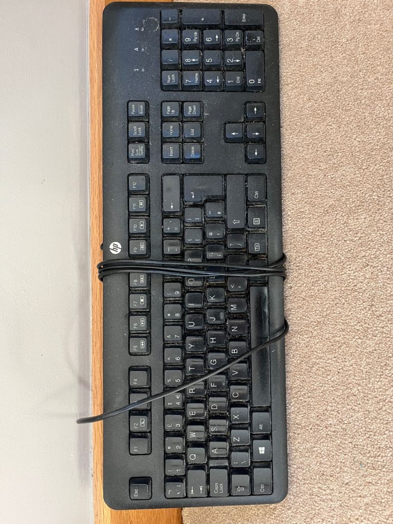 image for HP plug in keyboard