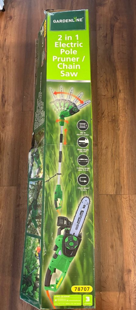 Gardenline Electric Pole Pruner/Chain Saw