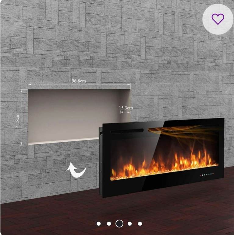 ELECTRIC FIREPLACE MEDIA WALL OR FREE STANDING BRAND NEW tv picture living room sofa