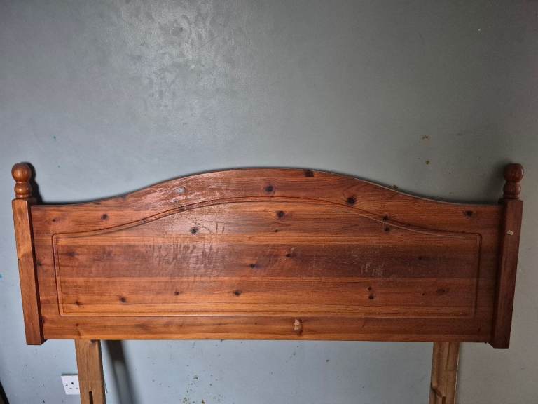 Pine Headboard for a small double bed