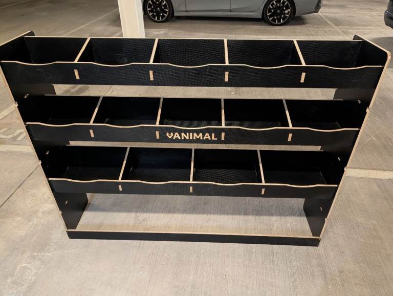 Vanimal Bulkhead Van Racking – Ford Transit Custom (2012-2023)