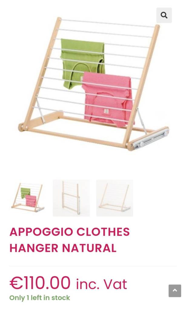 Foppapedretti overbath clothes airer 