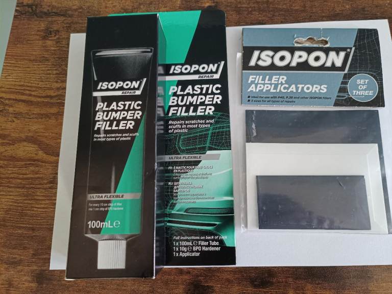 Isopon Plastic Bumper Repair Filler with Applicators 