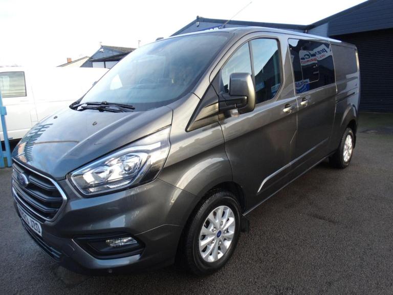 FORD TRANSIT CUSTOM 2.0 320 EcoBlue Limited Crew Van Auto L2 H1 Euro 6 5dr 2023