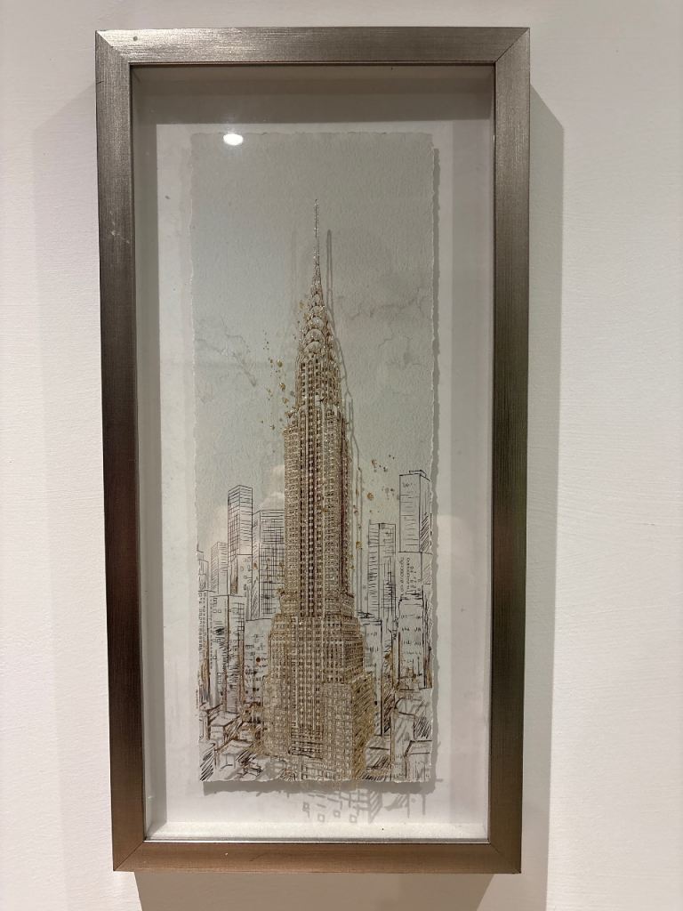 Framed Chrysler Building Artwork – Frame