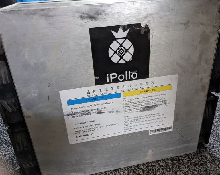 1x Nano labs iPollo G1/MWC Grin Miner (36GPS) ASIC (Used)