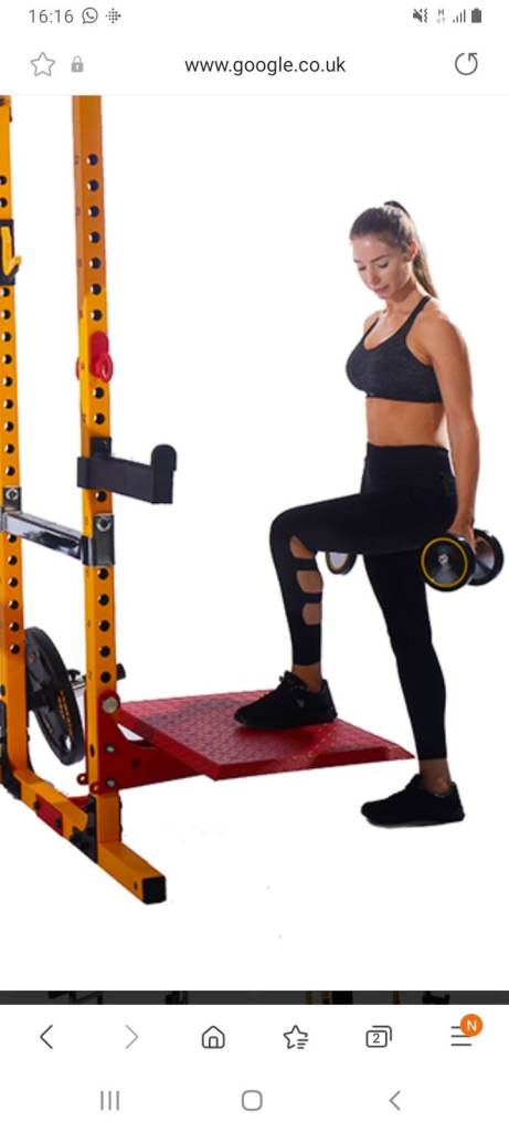 POWERTEC WEIGHTS POWER RACK STEP UP PLATE ATTACHMENT