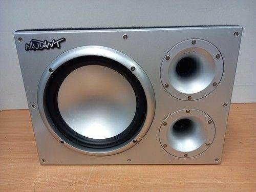 Mutant 10" Subwoofer - Black/Silver - Amplified