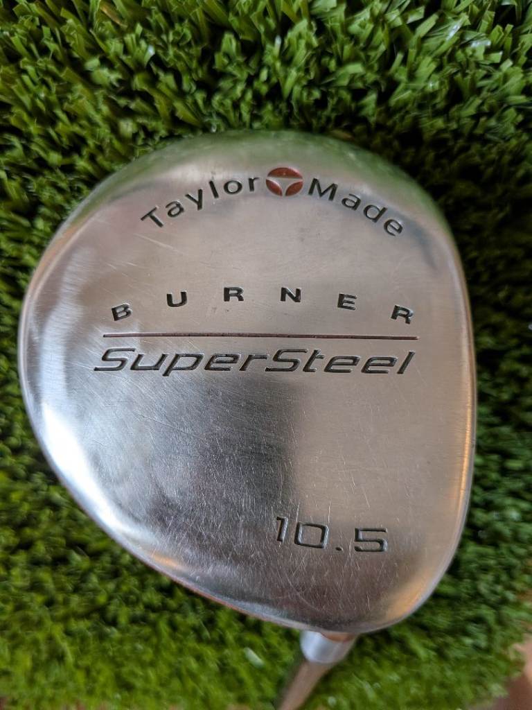 TaylorMade Burner SuperSteel Driver – 10.5° – Original Bubble Shaft