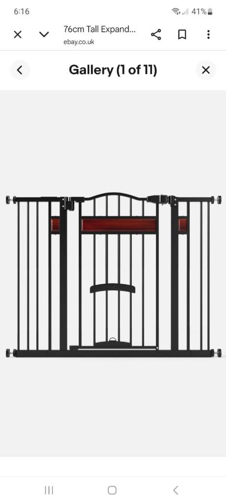 Costway Extendable Pet Gate