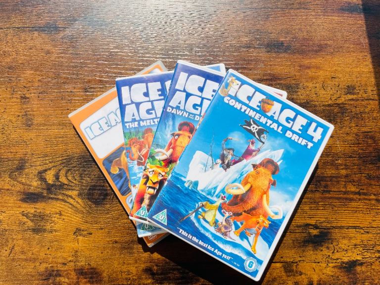Ice Age DVD Collection - 4 Movies including Continental Drift