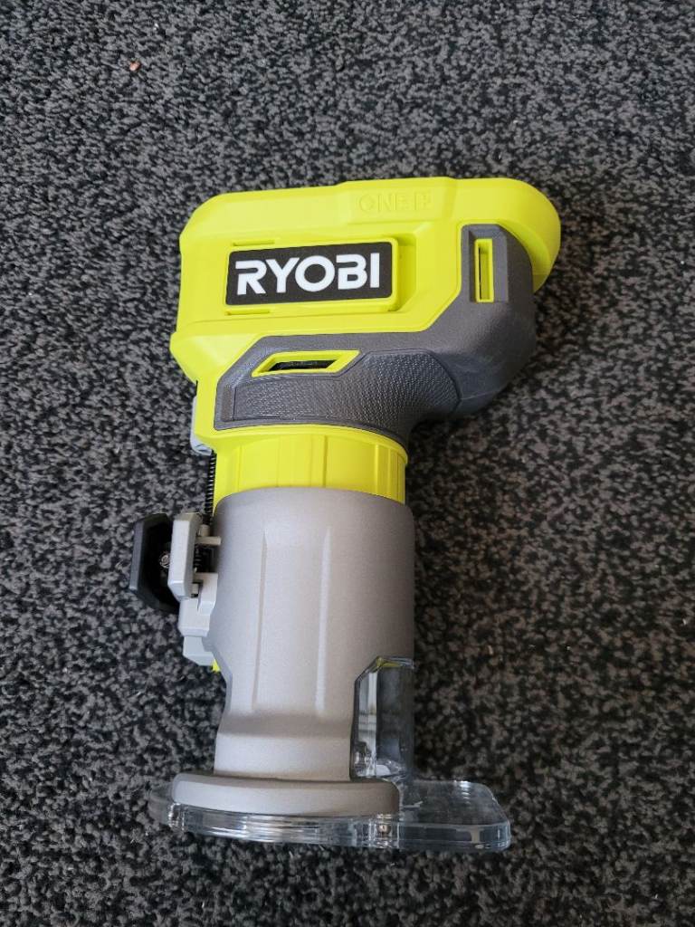 RYOBI Cordless Palm Router Trim Tool - RTR18 18V One+ With Brand New Router bits