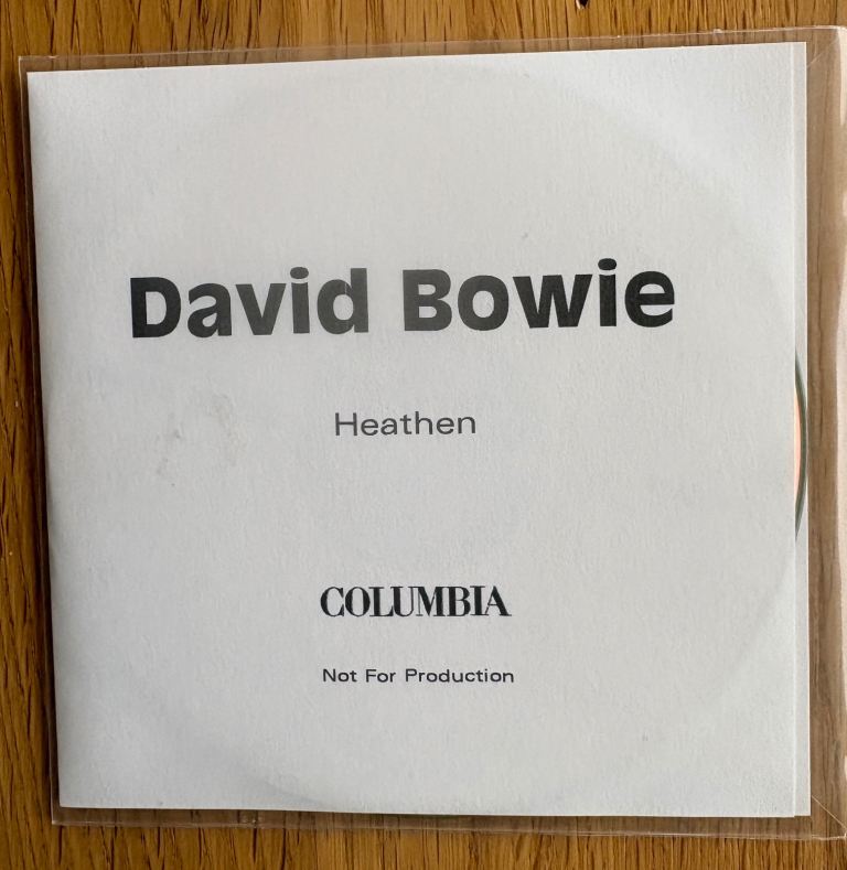 David Bowie - Heathen CD - Not For Production Promo