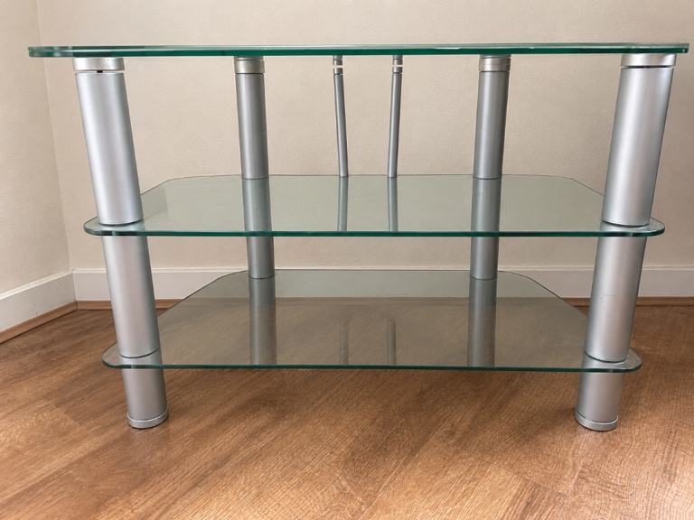 T.V stand - with shelves 