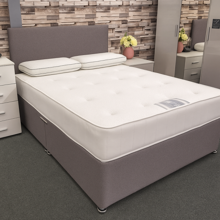Quality Divan Bed Base with Upholstery Offering Comfortable Sleep and Timeless Appeal