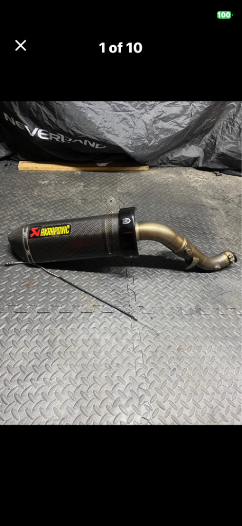 AKRAPOVIC SILENCER to fit a HONDA VFR 1200f