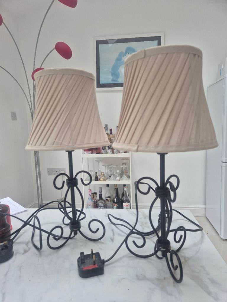 Dunelm pair lamps