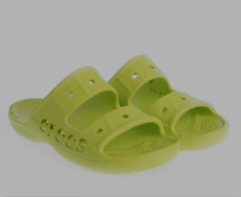 Crocs Baya Sandals in Lime Green 