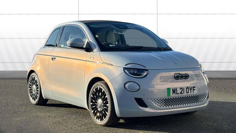 2021 Fiat 500 87kW La Prima 42kWh 2dr Auto CONVERTIBLE ELECTRIC Automatic