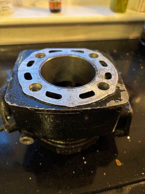 Yamaha RD350LC left hand barrel (new old stock)