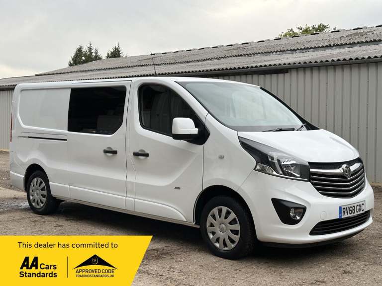 2018 Vauxhall Vivaro 2900 1.6CDTI BiTurbo 125PS Sportive H1 D/Cab PANEL VAN DIESEL Manual