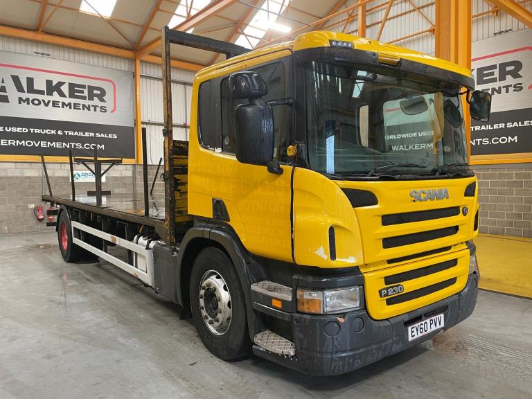 SCANIA P230 EURO 5 18 TONNE 4X2 FLATBED - 2010 - EY60 PVV