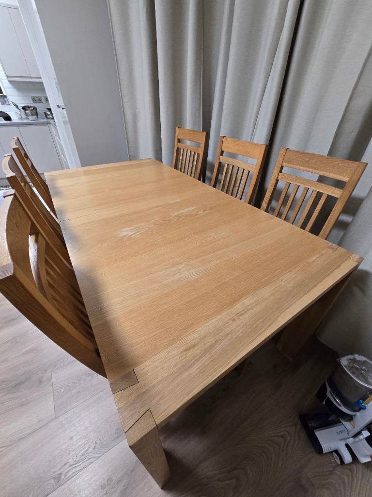John Lewis Solid Oak Extending Dining Table (Seats up to 12)