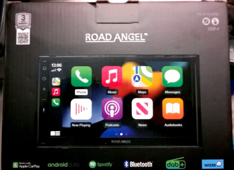 Road Angel RA-X721DAB Car Stereo With Apple Car Play and Android Auto