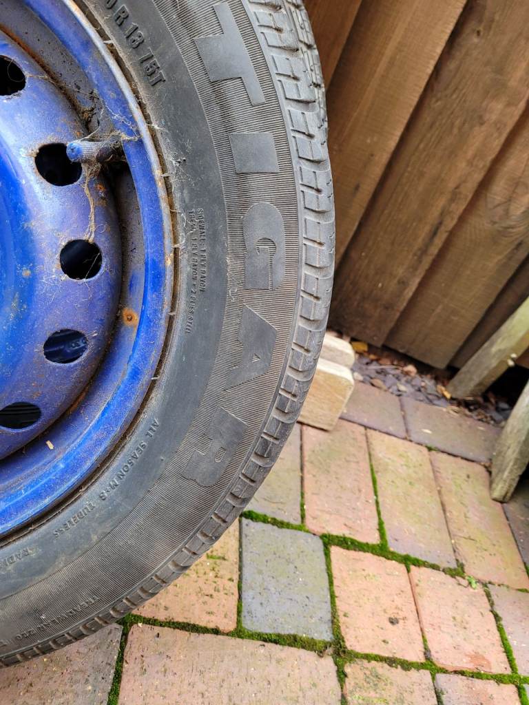 2 Of TRAILER WHEELS PAIR 13 INCH 100 PDC 57mm CENTRE BORE Spare Wheels