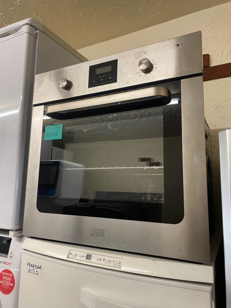 ✅💨SILVER COOKE&LEWIS INTEGRATED ALL ELECTRIC OVEN DELIVERY AVAILABLE
