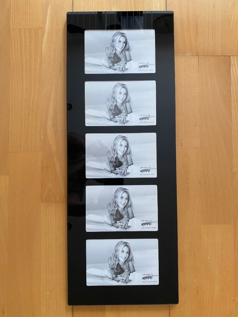 Black Multi-Photo Frame for 5 Pictures 