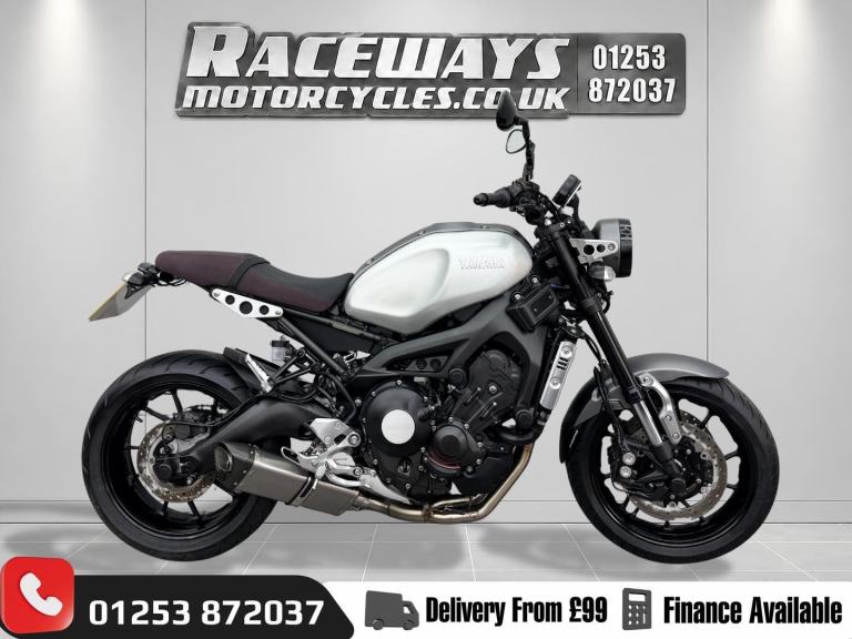 YAMAHA XSR900, 2017 17 PLATE, 13742 MILES, SILVER, HPI CLEAR, USED MOTORCYCLE