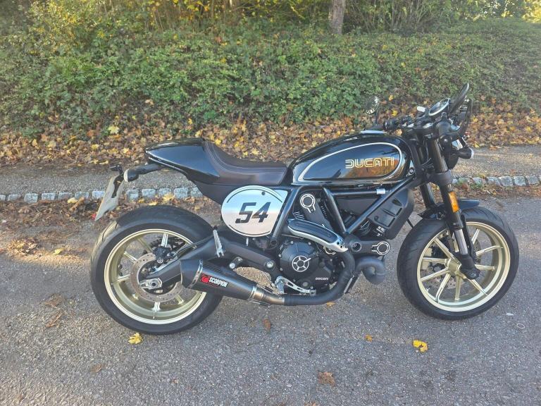 DUCATI SCRAMBLER 800 803 CAFE RACER EURO 4 2019 Petrol Manual in Black