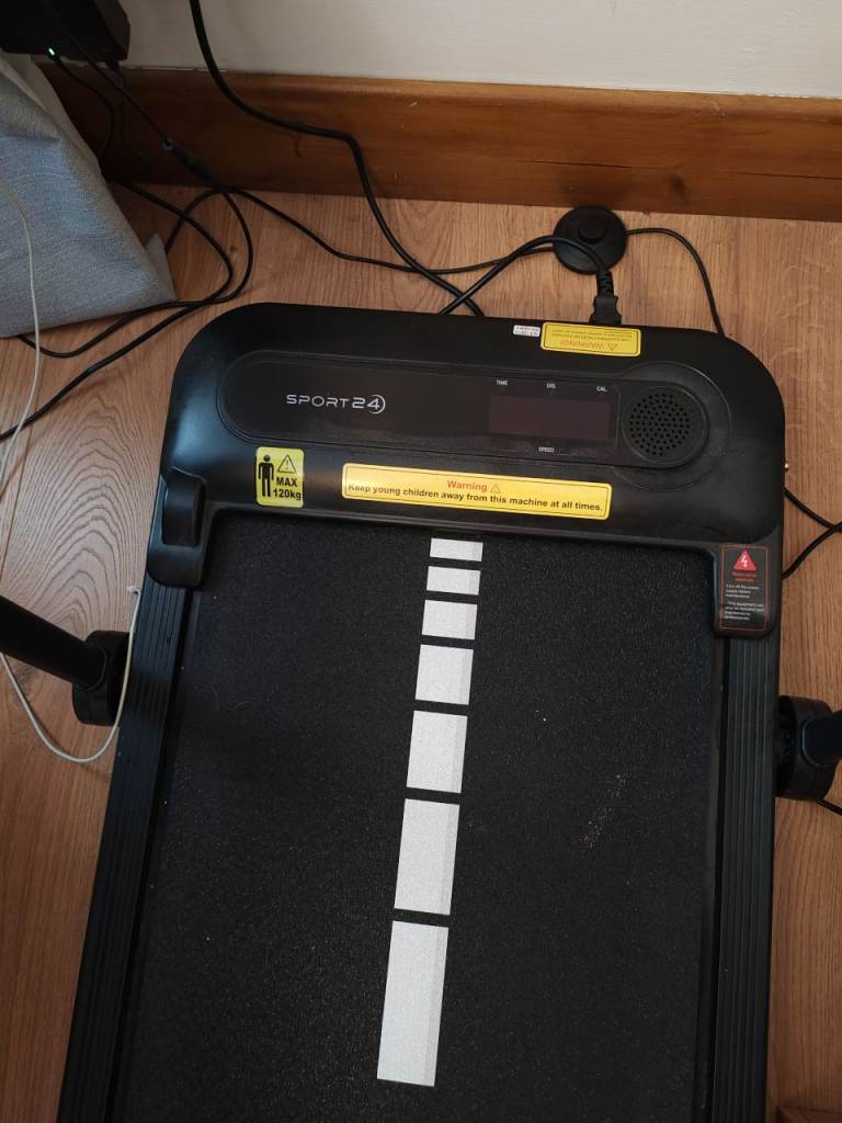 SPORT24 Treadmill – Black, Good Condition