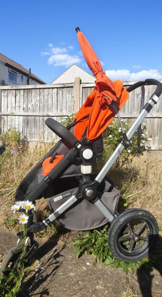 Bugaboo Pushchair - Orange and Black, COLLECTION ONLY!