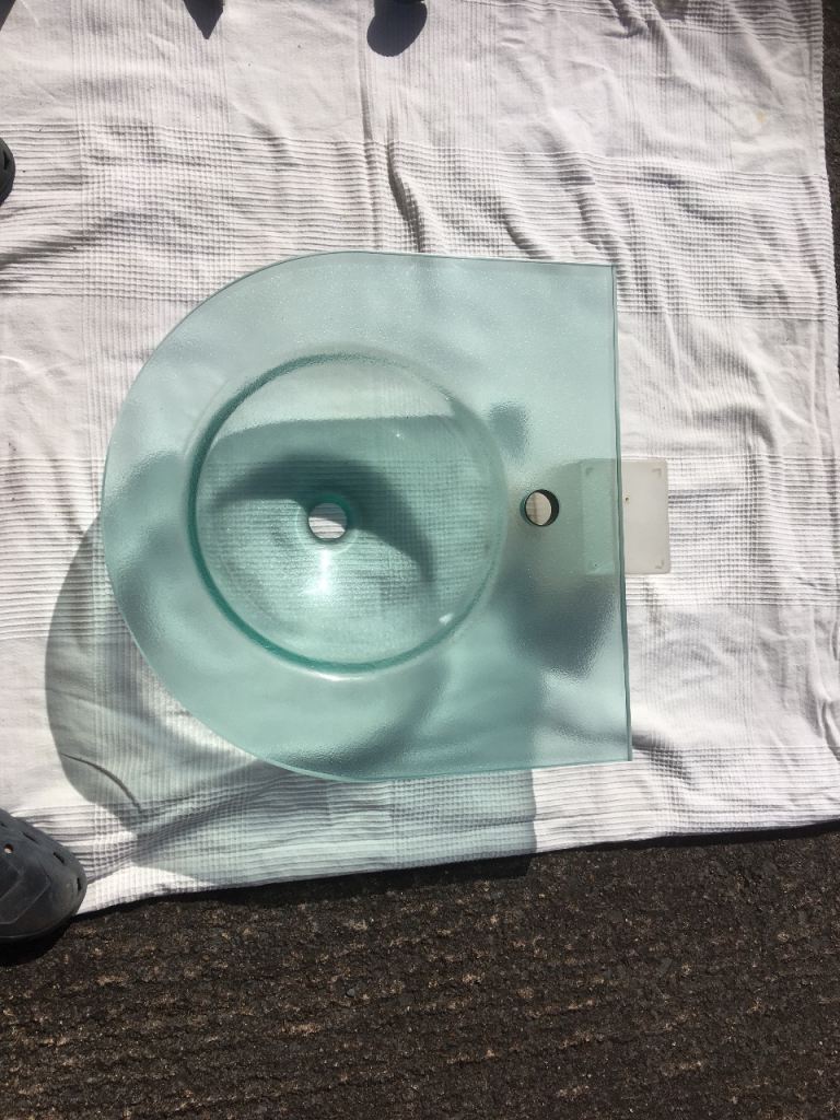 Glass Vanity Basin | in Exeter, Devon | Gumtree