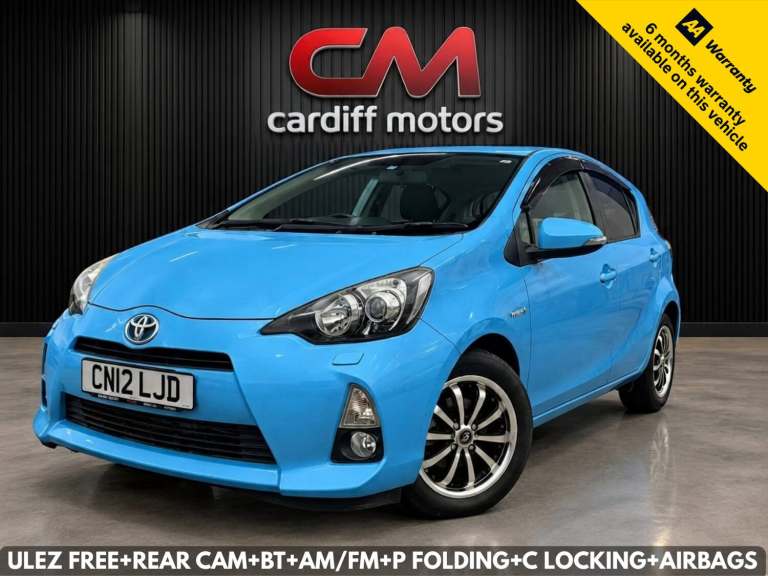 2012 Toyota Aqua 1.5 vvt-h t spirit cvt hybrid HATCHBACK Petrol/Electric Hybrid Automatic