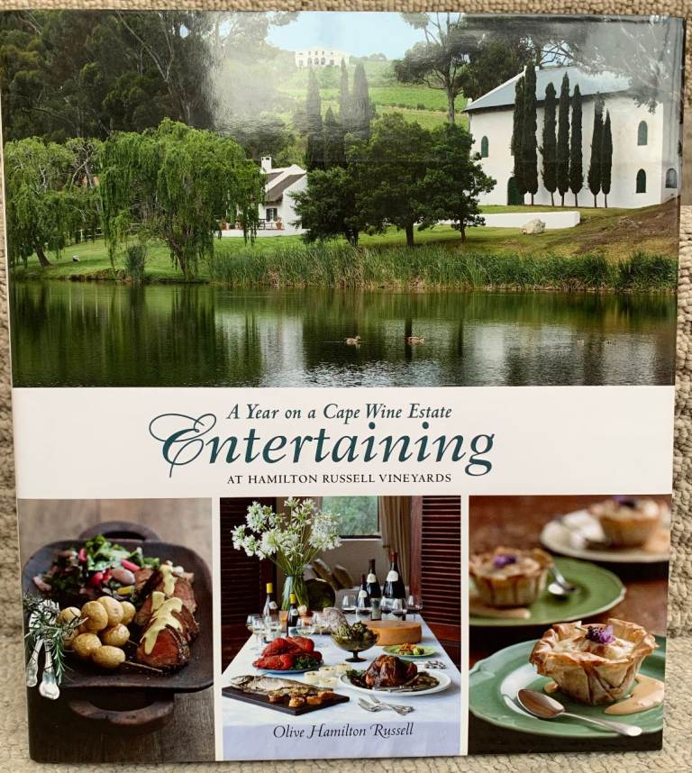 GLOSSY COFFEE TABLE BOOK - ENTERTAINING - SOUTH AFRICAN GASTRONOMY AND WINE - 190 PAGES