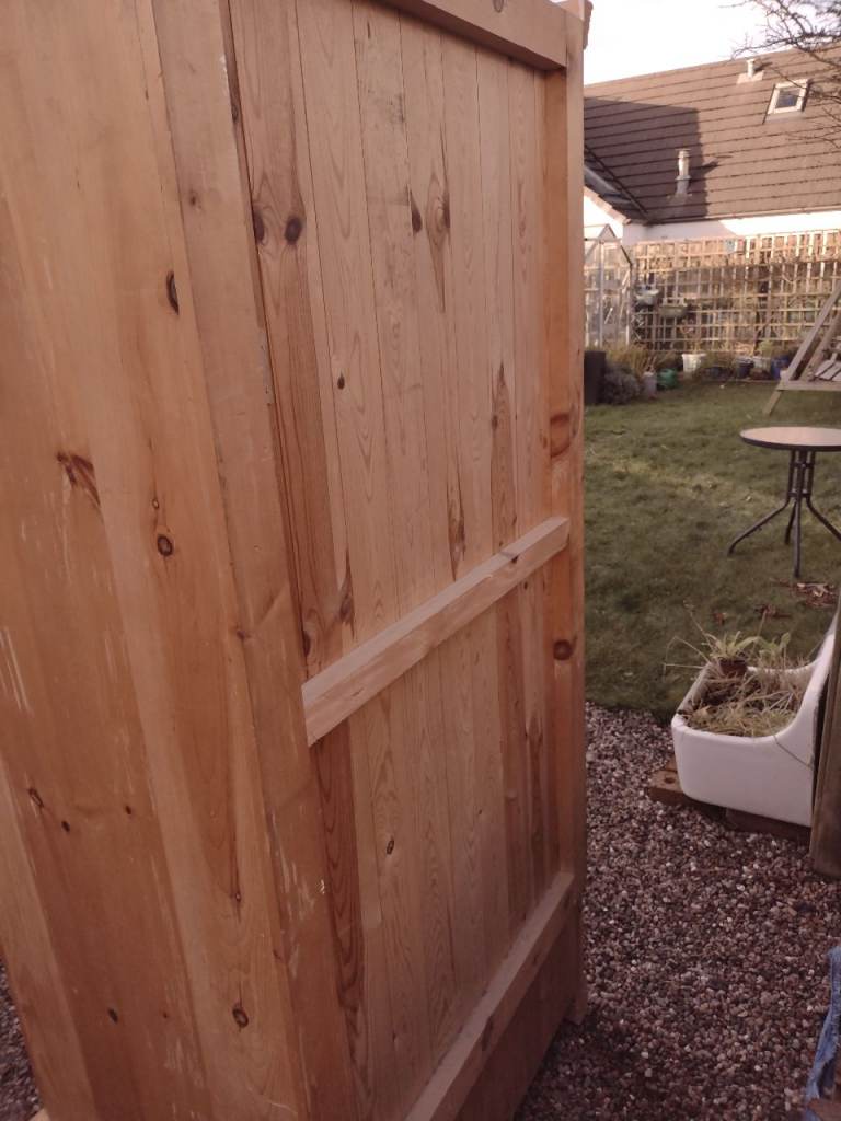 Large Mexican Pine wardrobe 