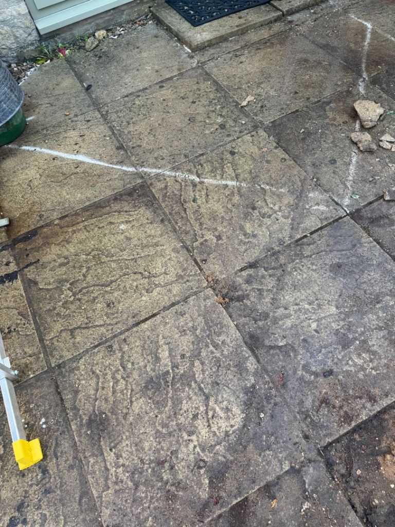 Used Patio Slabs - Buff Stone, Fair Condition for Sale in Oxford ...