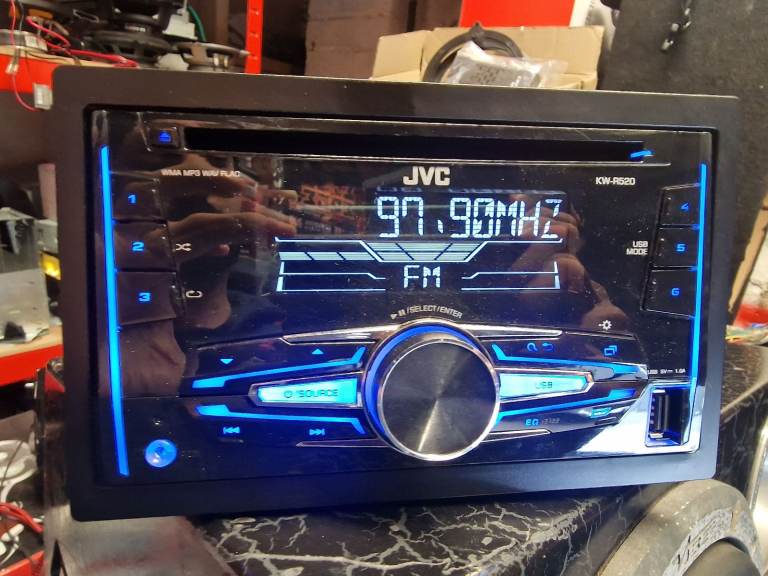 JVC KW R520 DOUBLE DIN STEREO 