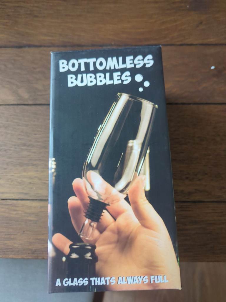 Novelty wine glass gift 