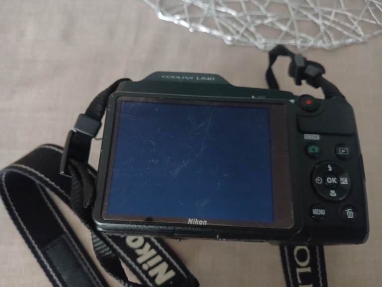 Nikon Coolpix Digital Camera with Strap and Lens Cap