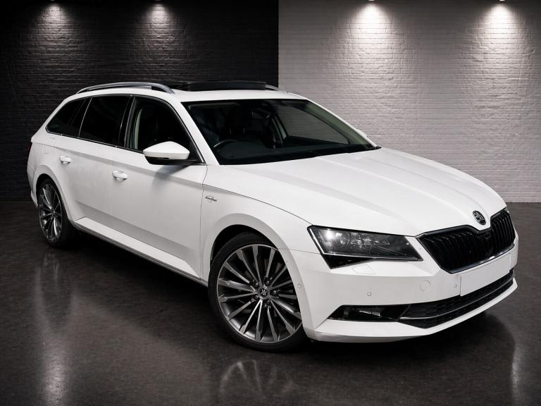 2016 16 SKODA SUPERB 2.0 TDI LAURIN & KLEMENT ESTATE DIESEL 190BHP WHITE EURO 6