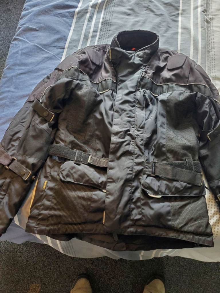 REDUCED. HEIN GERICKE Motorcycle Jacket Size XL, Heavy Cordura, Used Excellent Condition.