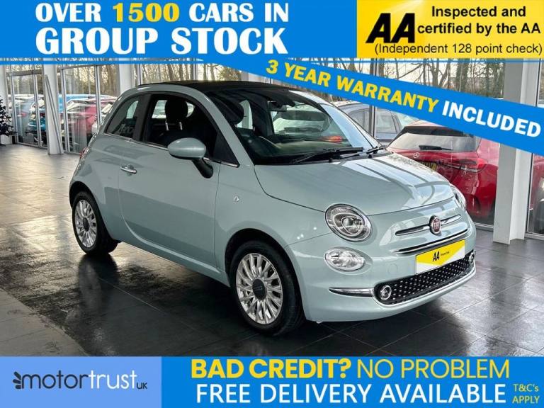 2023 Fiat 500 1.0 Mild Hybrid 2dr CONVERTIBLE PETROL Manual