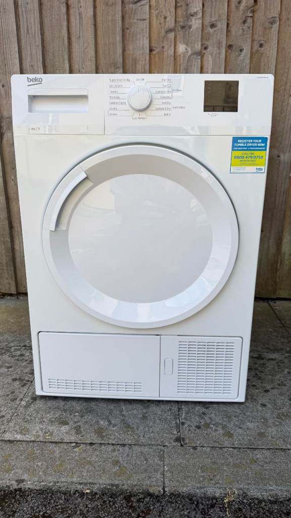 BEKO 8kg Condenser Tumble Dryer with B energy rating. Free Delivery possible.